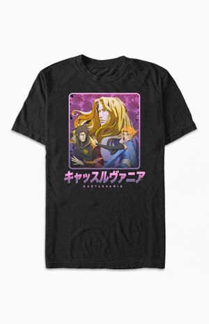 Castlevania Kanji Group T-Shirt image number 1