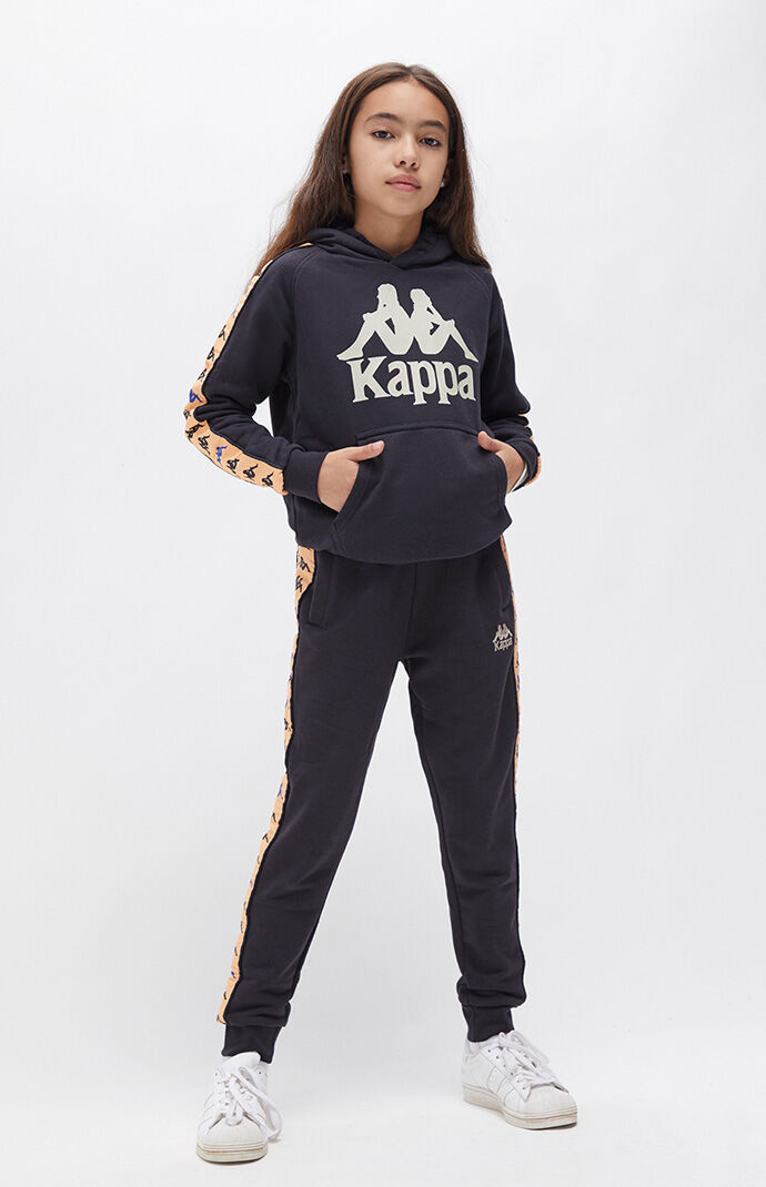 Kappa Kids Black 222 Banda Hurtado Hoodie PacSun
