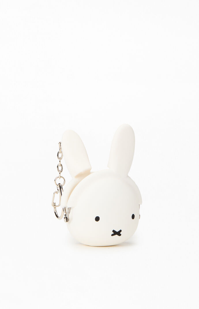 MIFFY White Pochi Baby Coin Purse Keychain | PacSun