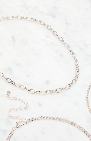 Cross Heart Layered Necklace image number 6