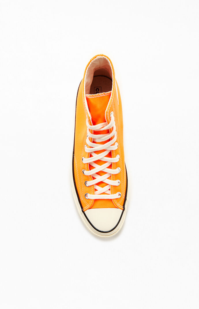 Orange Chuck 70 High Top Shoes