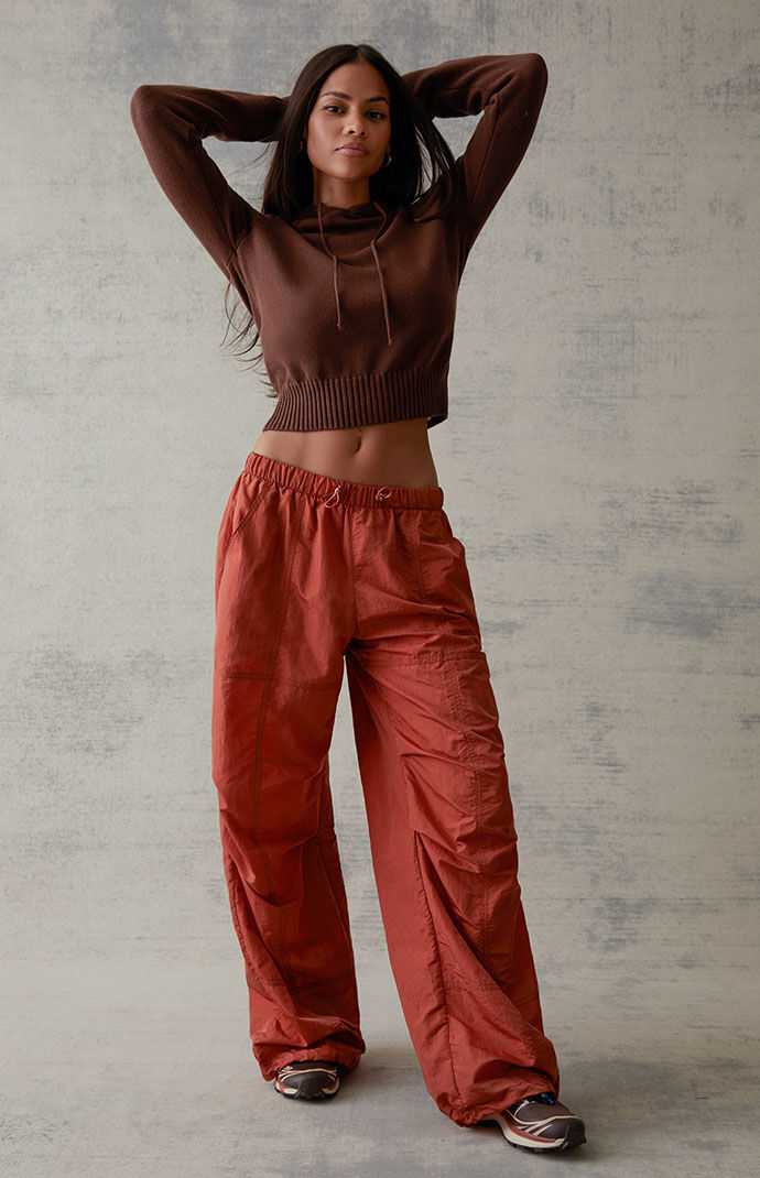 【BAON】Ahole String Cargo Banding Pants MOKEWEN Men's Big Pocket Buckle Straps Ankle Band Harem