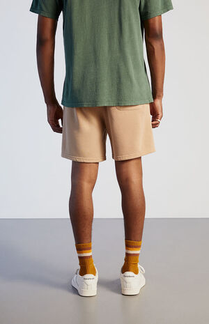 Solid Fleece Garment Dyed Volley Sweat Shorts image number 4