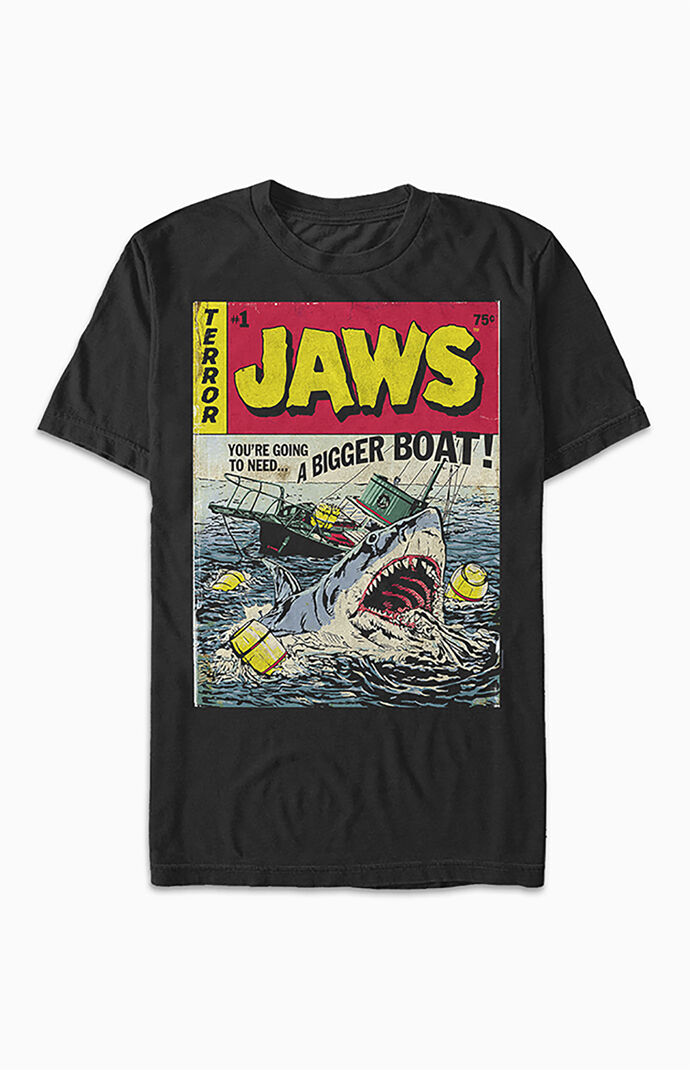 Jaws Attacks Short Sleeve T-Shirt