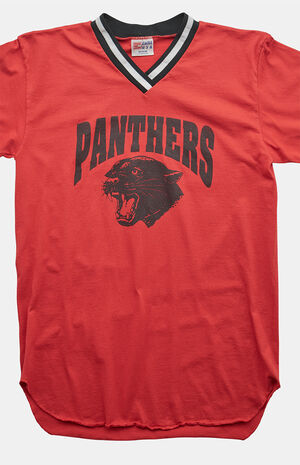 90s Panthers V-neck Graphic T-Shirt image number 2