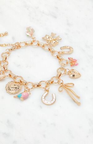 Pink Charm Bracelet image number 2