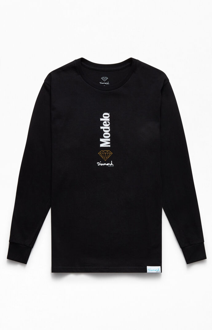 x Modelo Diamond Long Sleeve T-Shirt