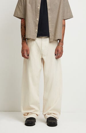 Dylan Baggy Jeans Cream image number 2