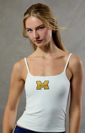 Michigan Wolverines Sculpt Tank Top image number 1