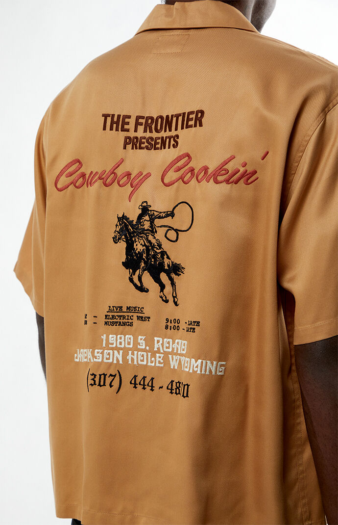 Pacsun Cowboy Cookin' Tencel Oversized Camp Shirt