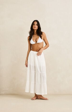 Classic Tiered Maxi Skirt image number 5