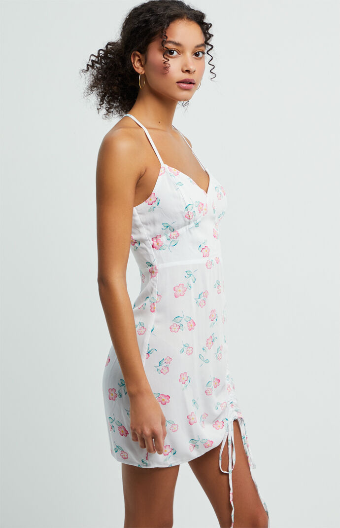 Side Cinched Mini Dress