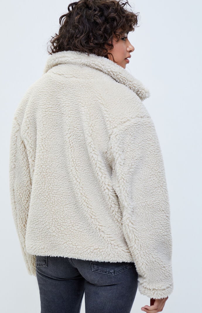 Ivory Sherpa Jacket