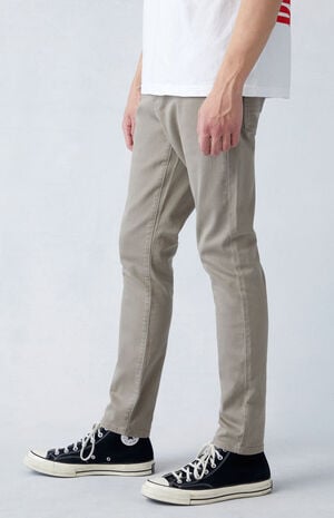 Eco Comfort Stretch Olive Skinny Jeans image number 3