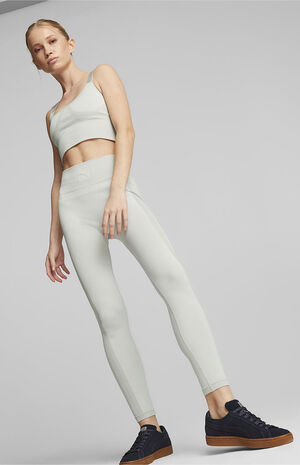 x Vogue Heather Grey Seamless Leggings image number 3