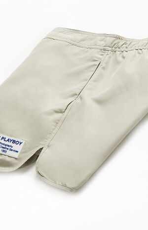 By PacSun Scallop 15" Swim Trunks image number 4