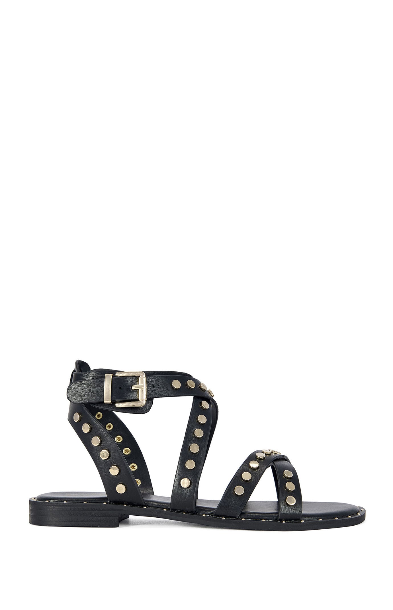 AZALEA WANG Women's Whistler Black Sandals