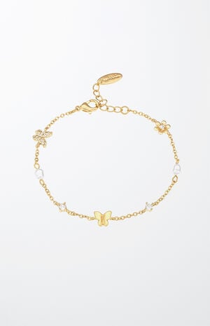 Butterflies & Pearls Bracelet image number 1