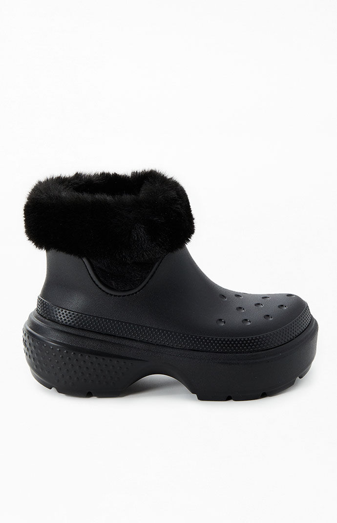 Crocs boots with fur clearance