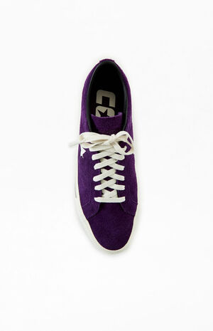 Purple One Star Pro Suede Shoes image number 5