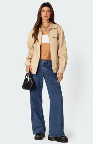 Canvas Oversized Utility Jacket image number 1