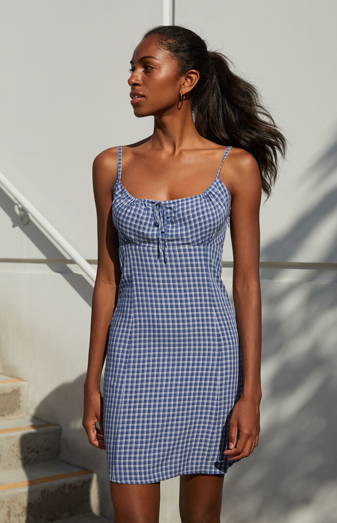 pacsun gingham dress