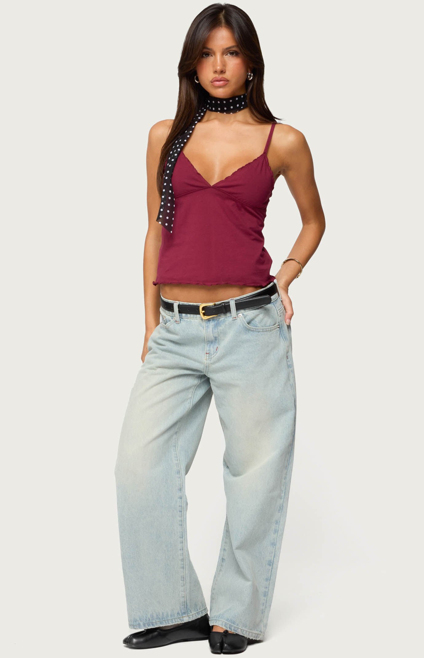 Edikted Petite Ace Relaxed Jeans