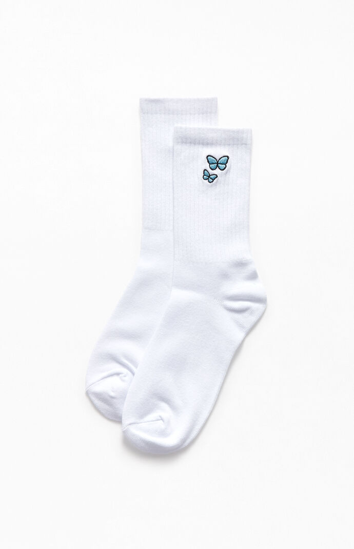 Mini Butterfly Crew Socks