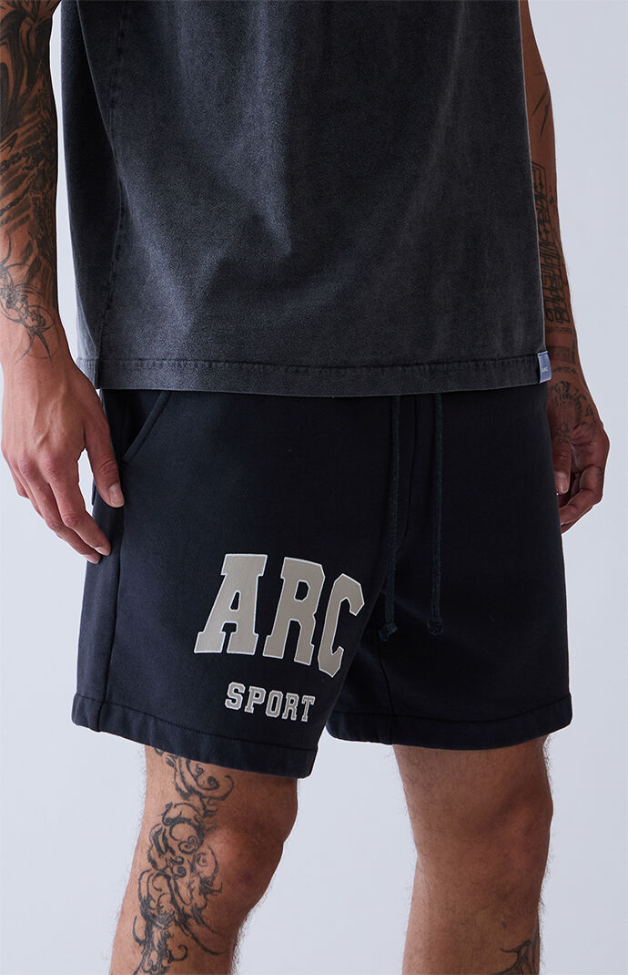 A.R.C. Black Fleece Sweat Shorts | Pacsun
