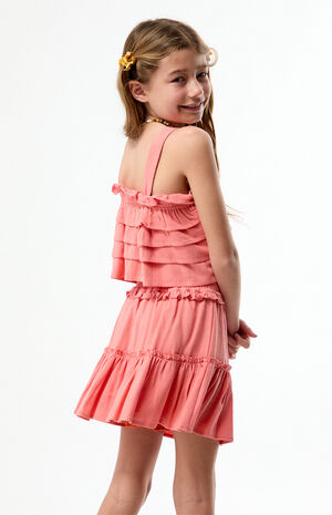 Coral Ruffle Tank Top image number 4