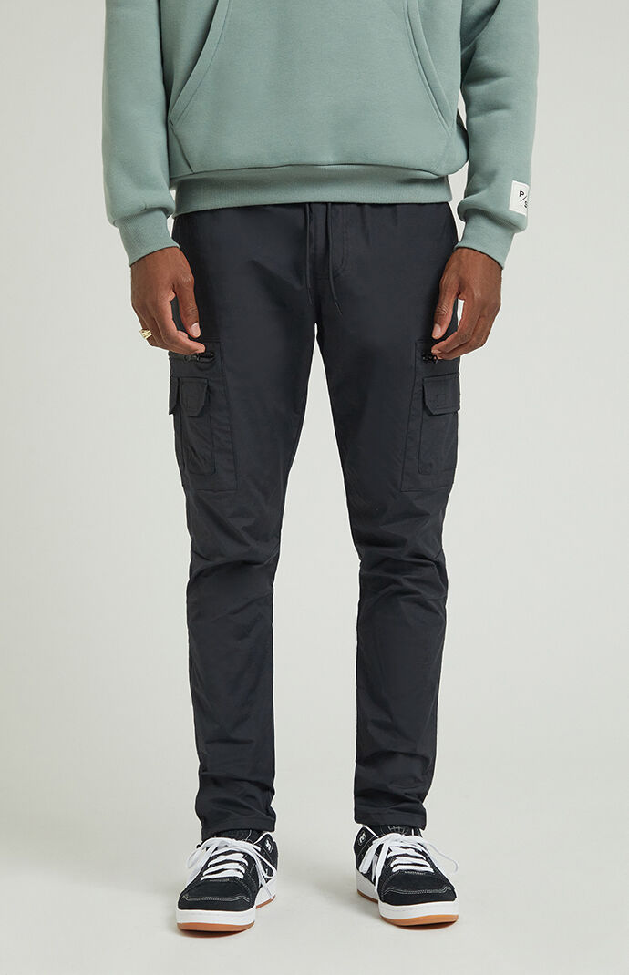 PacSun Eco Stretch Black Slim Cargo Pants PacSun