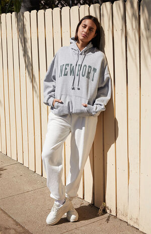 Heather Grey Newport Hoodie image number 4