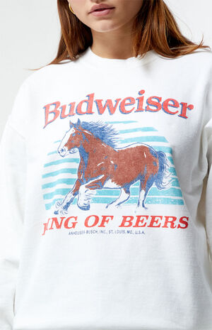 Budweiser Crew Neck Sweatshirt image number 2