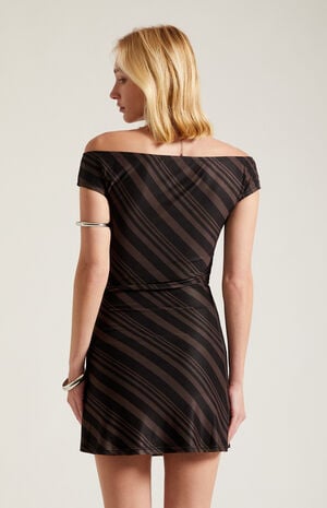 Sophia Printed Mini Dress image number 4