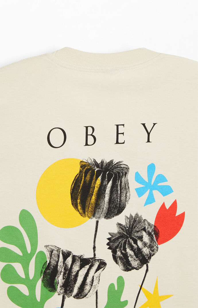 ◆OBEY◆オベイ FLOWER PAINTING CLASSIC Tシャツ OBEY/オベイ POPPIES Tシャツ（Tシャツ／カットソー）｜JOINT