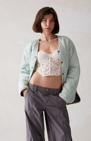 x PacSun Reversible Quilted Jacket image number 2