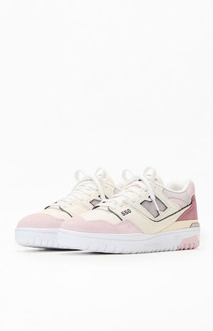 Pink & White 550 Sneakers image number 2