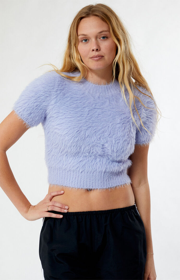 MINKPINK Maisie Fluffy Knit Top | Pacsun