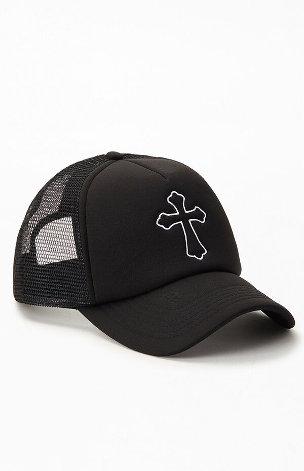 Cross Snapback Trucker Hat