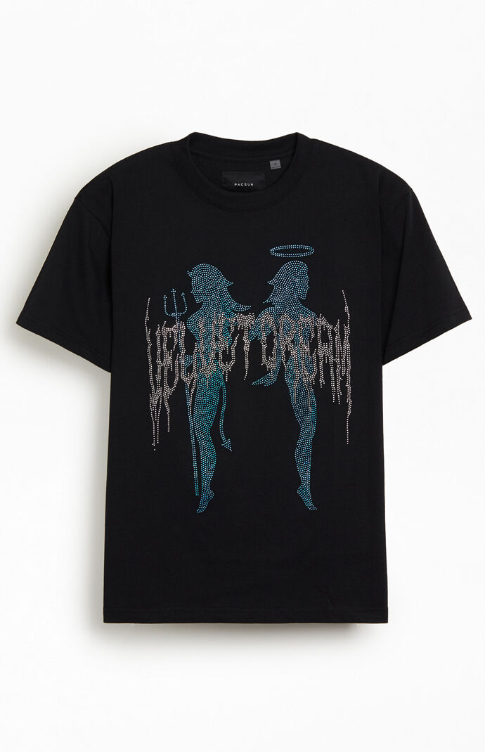 PacSun Velvet Dream Rhinestone Oversized T-Shirt | PacSun