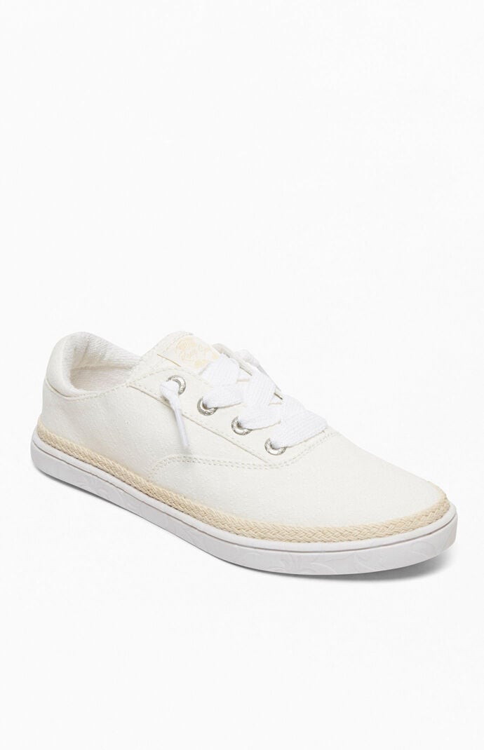 Women's White Talon Sneakers