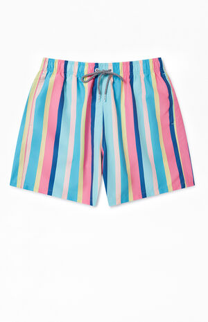 Cake Stripe 4.5" Swim Trunks image number 1