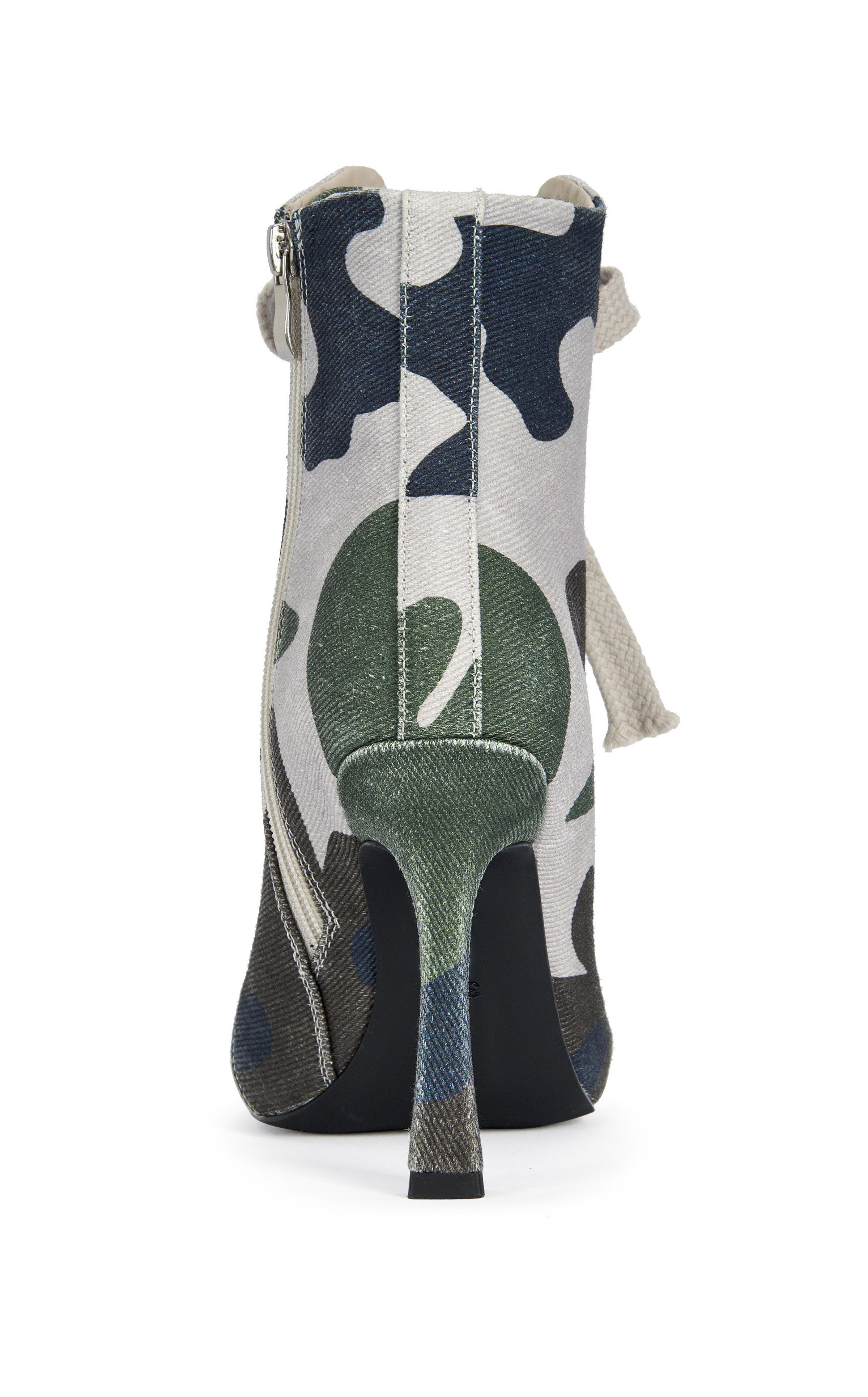 AZALEA WANG Women's Rooftop Camo Stiletto Booties