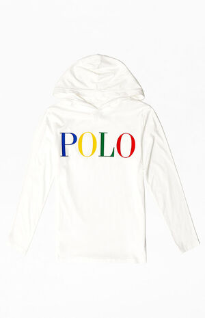 Polo Ralph Lauren Kids Long Sleeve Graphic Hooded T-Shirt | PacSun