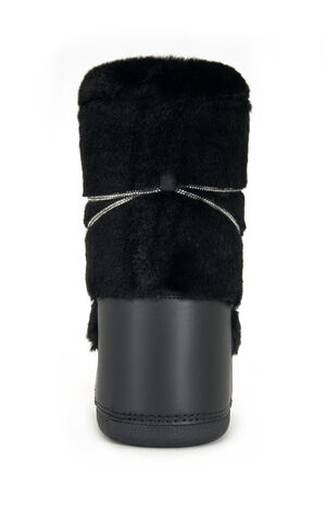 Women's Karmela Black Flatform Snow Booties image number 3