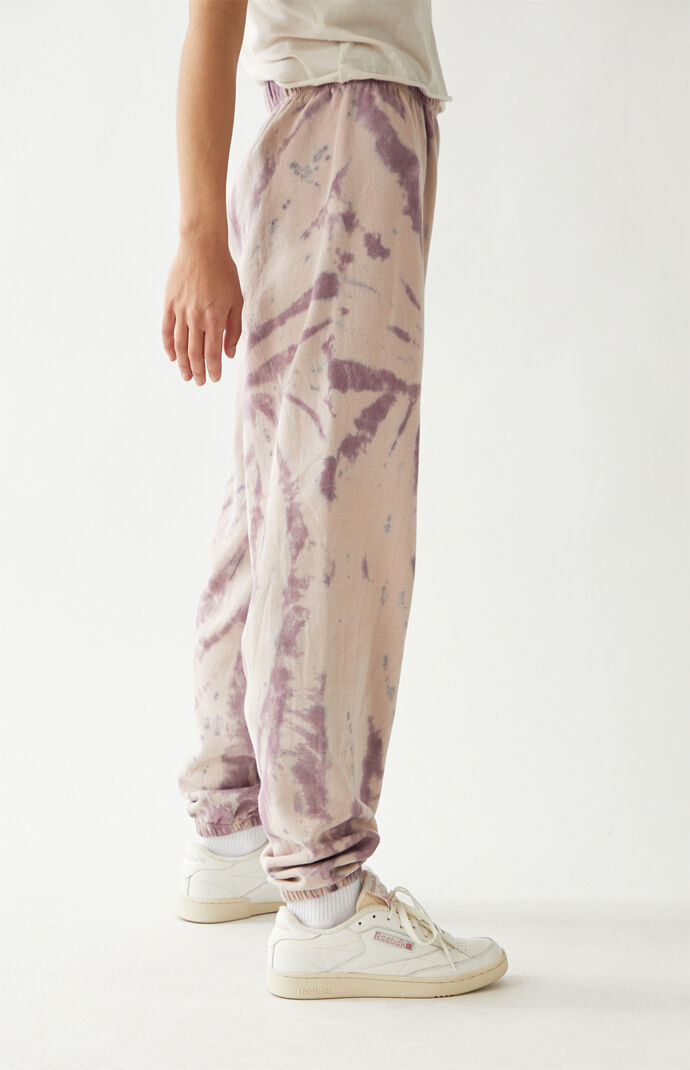 Mauve Tie Dye Sweatpants