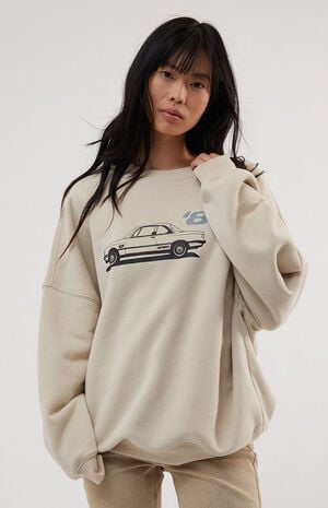 '87 Car Crew Neck Sweatshirt image number 1