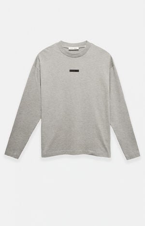 Concrete Heather Classic Fit Long Sleeve T-Shirt image number 1