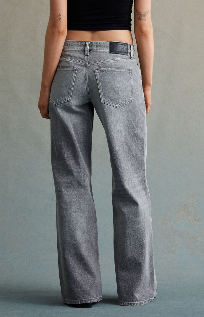RARE DNM EDIT Light Gray Low Rise Baggy Jeans
