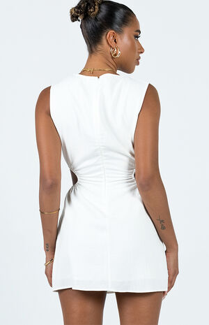 White Mayzie Mini Dress image number 4